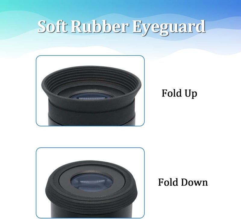 WEOOEN 6mm Telescope Eyepiece 1.25inch, 4-Element Plossl Eyepiece, Fully Coated, Metal Construction with Threads - Image 5